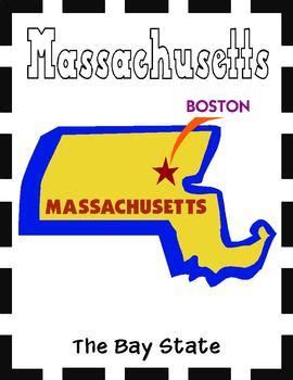 Massachusetts State Symbols and Research Packet by My Teaching Spirit