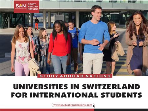 8 universités en Suisse pour les étudiants internationaux 2023