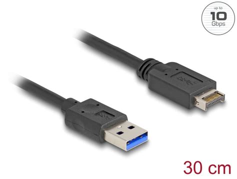 Delock Products 85449 Delock USB 10 Gbps Cable USB Type E Key A 20 Pin