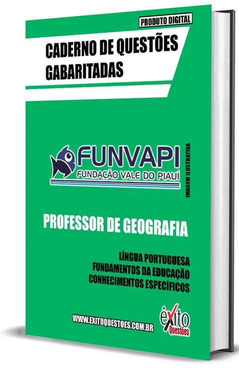 Caderno De Quest Es Gabaritadas Professor De Geografia Funvapi