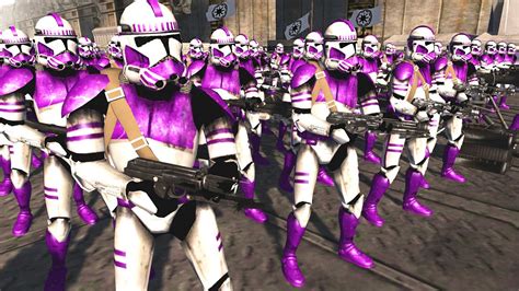 Deploying The Clone Army Garrison Defenses Men Of War Star Wars Mod Youtube