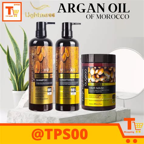 LIGHTNESS ARGAN OIL HAIR CARE PRODUCTS HAIR TREATMENT SHAMPOO