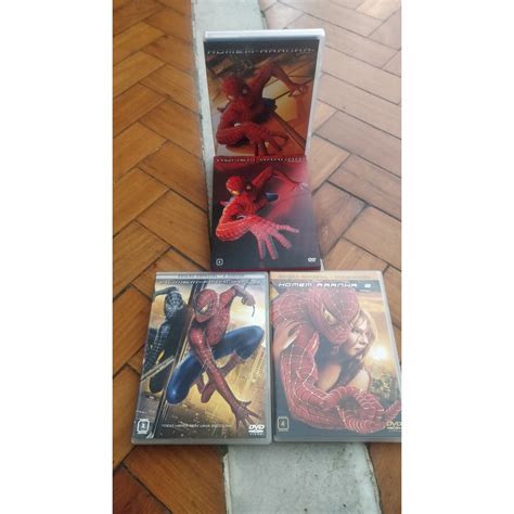 Homem Aranha Trilogia 6 Discos Spider Man Tobey Maguire James