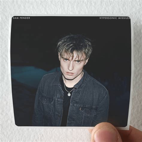 Sam Fender Hypersonic Missiles Album Cover Sticker