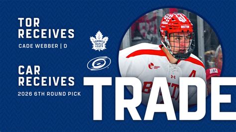 Maple Leafs Complete Trade With Carolina Hurricanes | Toronto Maple Leafs