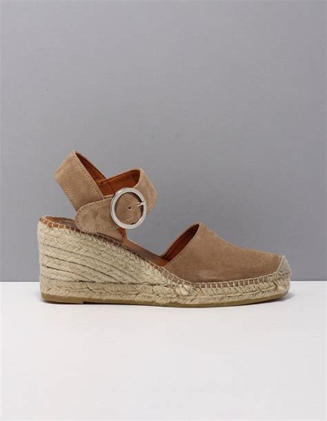 Viguera Espadrilles Dames Beige Vitelo Desert Suede Bol