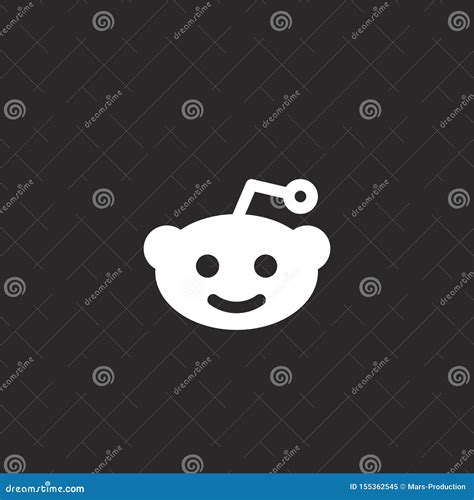 Reddit Icon Filled Reddit Icon For Website Design And Mobile App