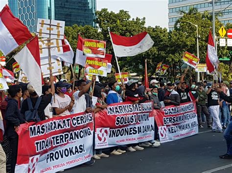 Aksi Di Monas Aliansi Pemuda Pemersatu Bangsa Imbau Masyarakat Jangan