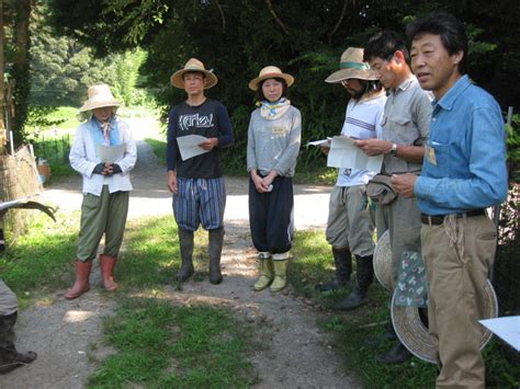 福岡自然農 見学会の様子 2015年8月