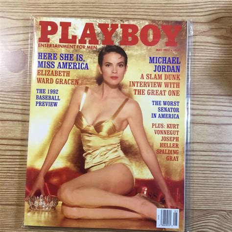 Playboy Magazine Vintage May 1992 Here She Is Miss America Elizabeth
