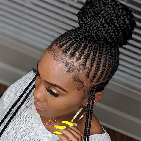 43 Braided Bun Hairstyles for Black Hair - Page 2 of 4 - StayGlam