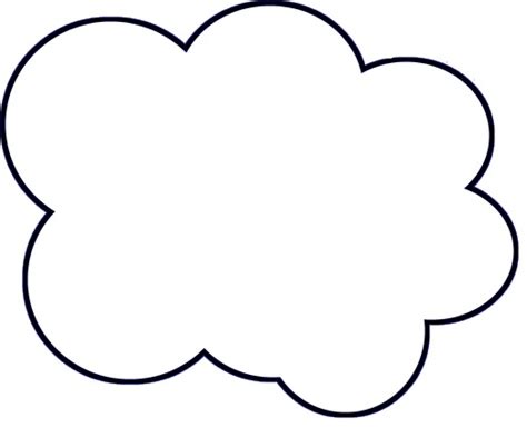 Cloud Template Printable - ClipArt Best