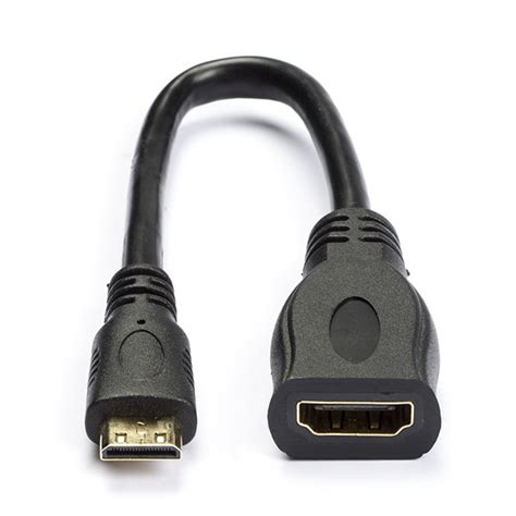 Hdmi High Speed Vrouwelijk Naar Mini Hdmi Mannelijk Meter