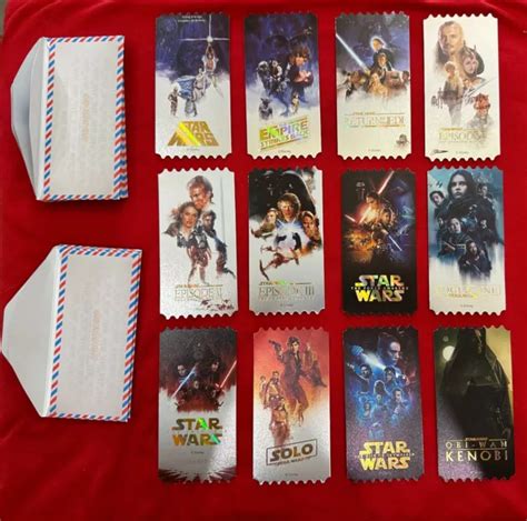 2023 Star Wars Prerelease Movie Ticket Surmatelas Set 1 12 Eur 11130