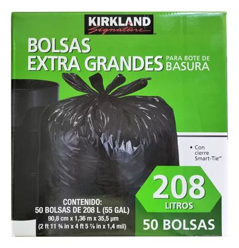 Kirkland Signature Bolsas Para Basura De Pl Stico Con Pie