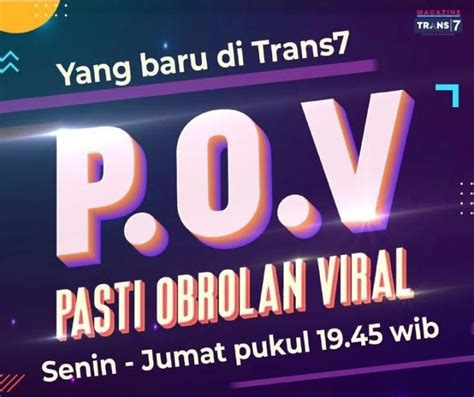 Jadwal TV Trans 7 Hari Ini Jumat 12 Oktober 2022 Ragam Indonesia OVJ