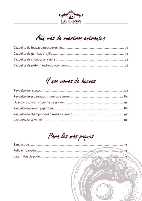 Carte Et Menus Restaurante Las Brasas Badolatosa Thefork