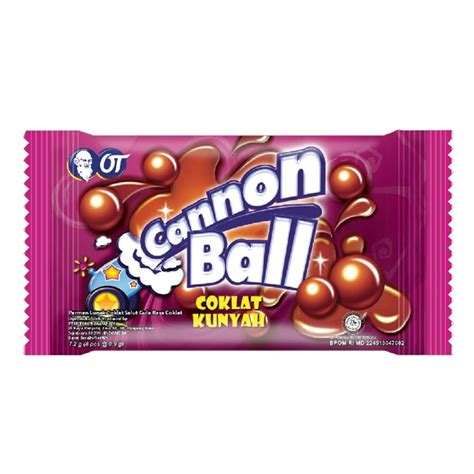 Jual CANNON BALL COKLAT KUNYAH COKELAT 1 PCS Shopee Indonesia