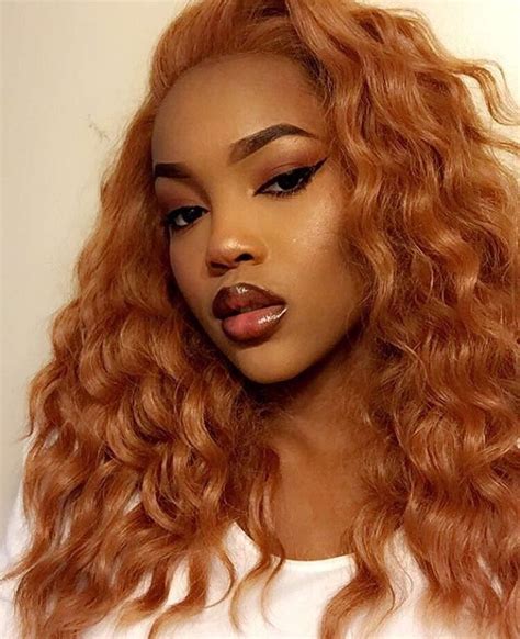 Burnt Orange Copper Hair On Dark Skin A Stylish Look For 2023 The Fshn