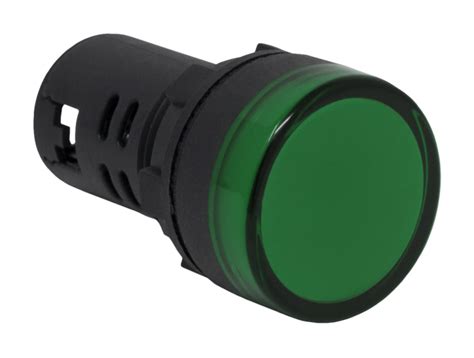 RS PRO RS PRO Panel Mount Green LED Pilot Light 22mm Cutout IP65