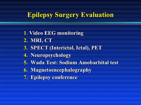 Current Epilepsy Treatment Options