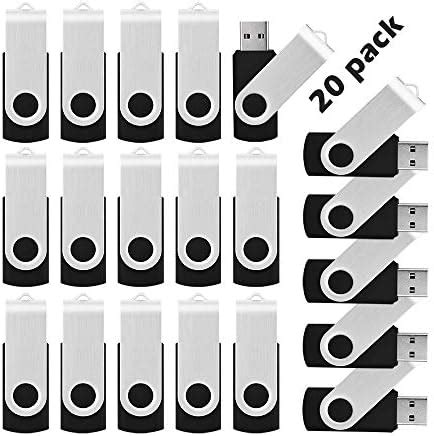 Amazon 16GB Flash Drive USB Flash Drive KOOTION 20 Pack Flash