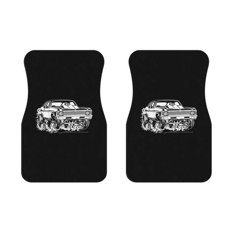 1971 Chevy Nova Ss Race Car Custom Floor Mats 2x Front Nova T For