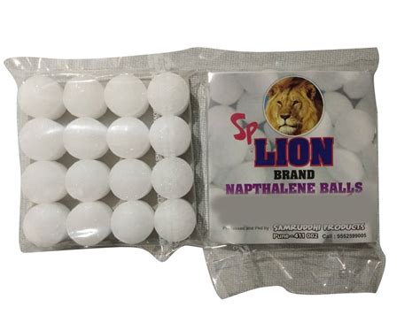 Lion Round Gm White Naphthalene Ball For Toilet Packaging Size