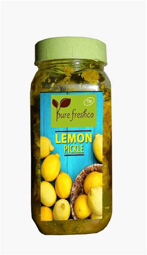 Pure Freshco Sar Lemon Pickle Packaging Type Plastic Jars Packaging Size 250 Gm 500 Gm 1 Kg