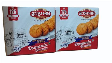 Soft Subhan Osmania Biscuits Packaging Type Box Packaging Size