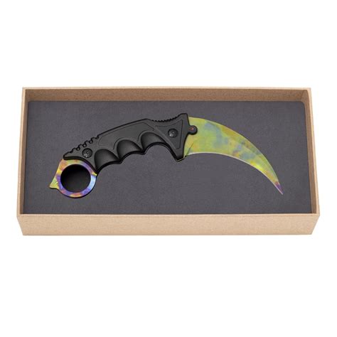 Premium Karambit Case Hardened Real CS2 Custom Made IRL By LootKnife