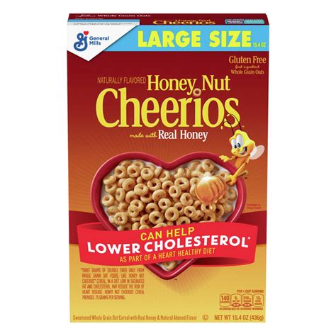 Save On General Mills Cheerios Cereal Honey Nut Large Size Gluten Free Order Online Delivery Giant