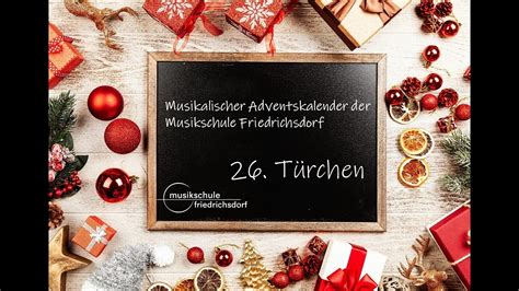 Der Musikalische Adventskalender 2023 Der Musikschule Friedrichsdorf