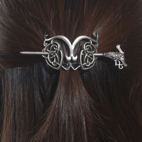 Viking Dragon Hair Hairpins Clips Norse Viking Hair Accessories Slide ...