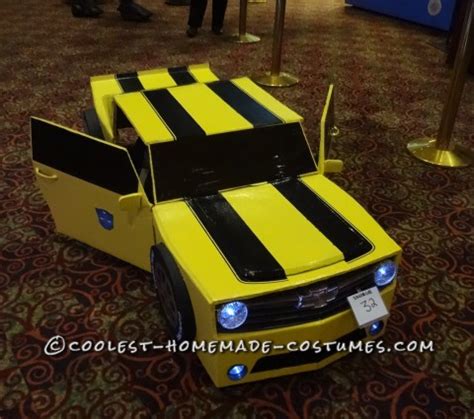 Cool DIY Bumblebee Transformer Costume