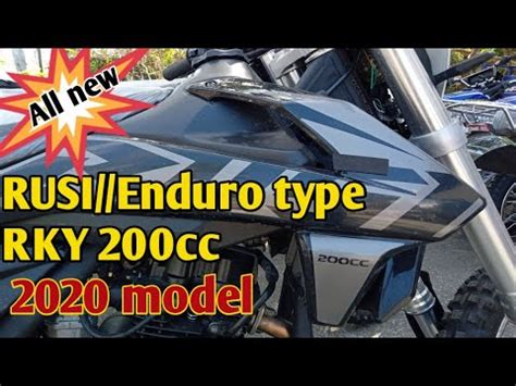 RUSI Enduro Type KRY 200cc Quick Review Price YouTube