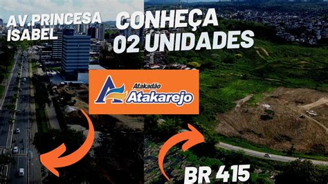 ZÉ DRONE REGISTRA OBRAS NAS 2 UNIDADES ATAKADÃO ATACAREJO ITABUNA YouTube