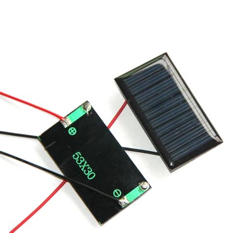 Buhushui Mini Painel Solar 5v 30ma Células Fotovoltaicas Módulo De