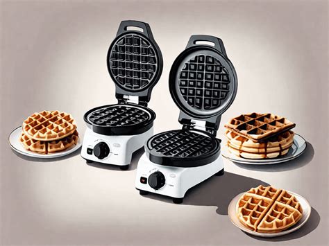 Comparing The Dash Mini Waffle Maker And Full Size Waffle Iron Spicy Buffalo