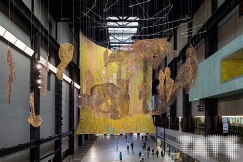 Installation Photography Of The Hyundai Commission El Anatsui Behind