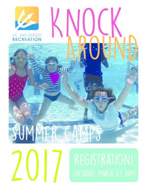 Fillable Online Recreation Ucsd Summer Brochure PDF UCSD Recreation