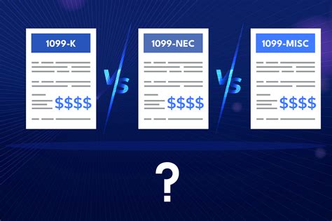 1099 K Vs 1099 Nec Vs 1099 Misc Whats The Difference Tax1099 Blog