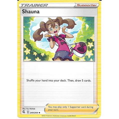 Pokemon Trading Card Game 240 264 Shauna Uncommon Card SWSH 08