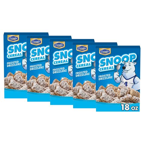 (5 pack) Snoop Cereal Frosted Drizzlerz Frosted Shredded Wheat Cereal ...