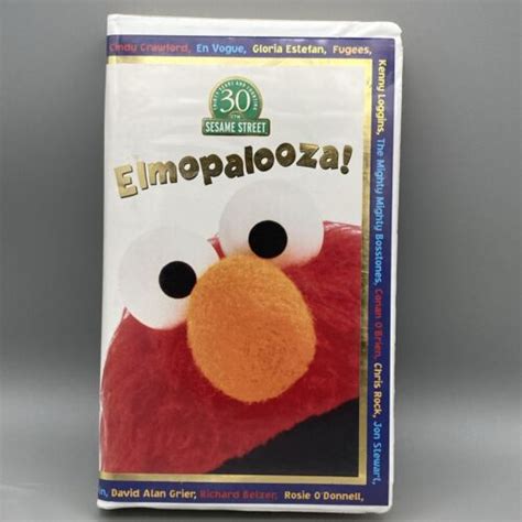 Sesame Street Elmopalooza Vhs 30 Years And Counting Celebration 1998 74644944136 Ebay