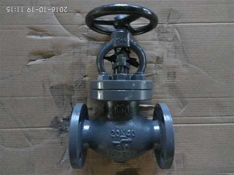 Marine Angle Valve JIS F7313 10K Globe Angle Valve Cast Iron Marine