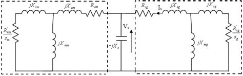 Per Phase Equivalent Circuit Of Self Excited Induction Generator