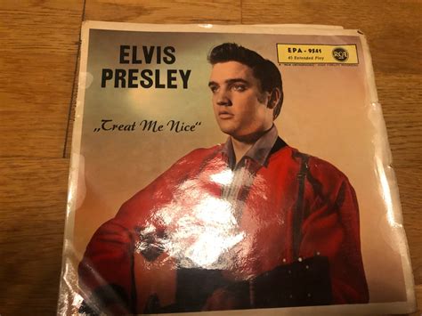 Elvis Presley Treat Me Nice Vinyl 7” Singel 362353253 ᐈ Köp På Tradera