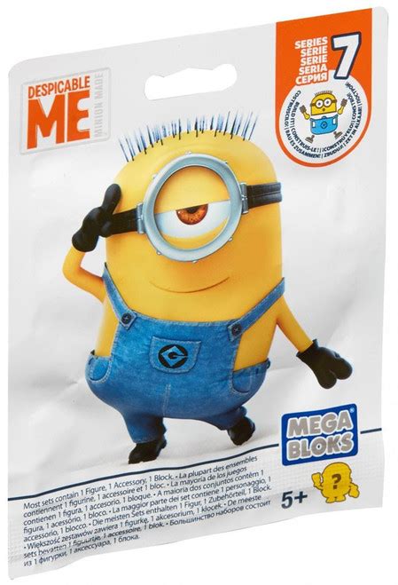 Mega Bloks Despicable Me Minion Made Series 1 Mystery Pack 94800 1