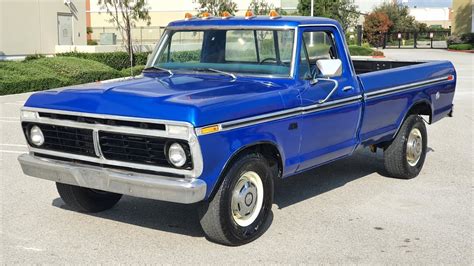 1974 Ford F250 Xlt Ranger Blau Youtube